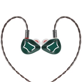 ARTTI R1 in Ear Monitors Earphones, 3DD HiFi Bass Wired Earbuds Gaming IEM Headphones with Detachable 0.78mm 2pin Cable for Singer Musician Audiophile (no mic, 3.5mm)