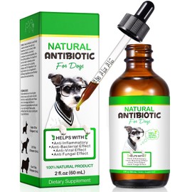 Antibiotics for Dogs, Natural Dog Antibiotics Drops, 60ml