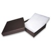 N'icePackaging 100 Qty - Chocolate Brown Cotton Filled Gift Boxes