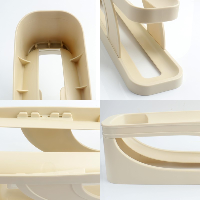 Roellgs Rolling Egg Tray Egg Holder, 2 Tier Rolling Egg