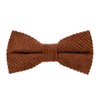 MASADA Mens Retro Corduroy Bow Tie Pre-tied Fully Adjustable Handmade
