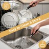2PCS Stainless Steel Potato Masher with Ergonomic Handle for Mashed