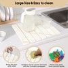Sofort Stone Drying Mat for Kitchen Counter, Water-Absorbent Collapsible Dish