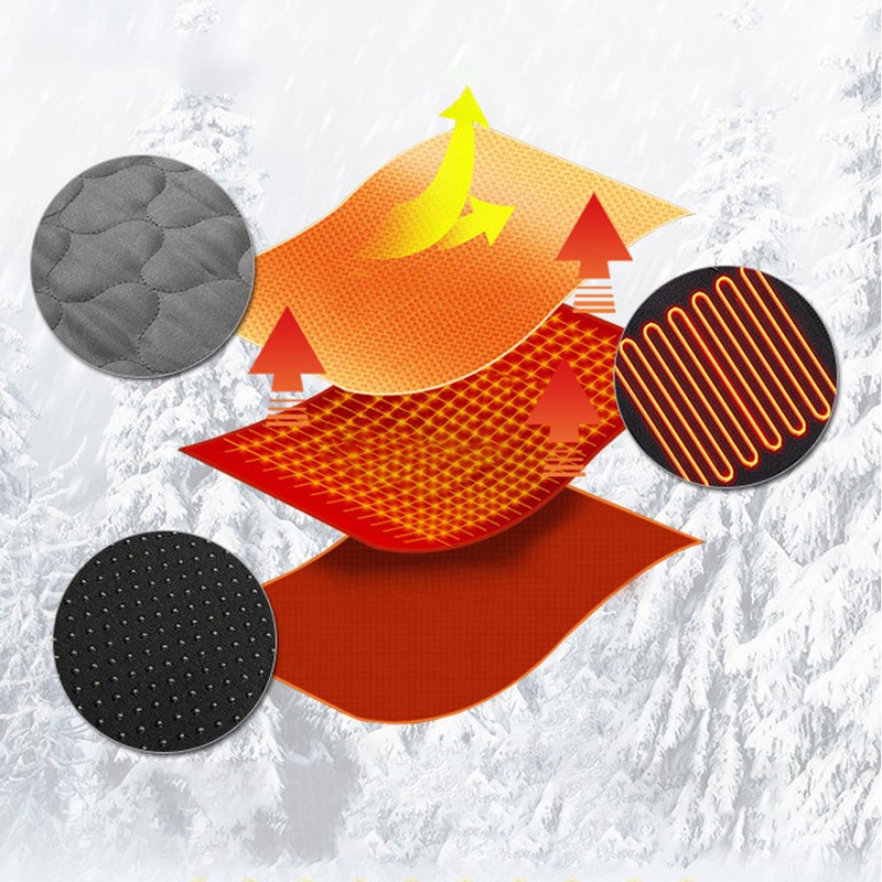 Heated Sleeping Bag Pad Mattress USB Power Warm Heating Mat