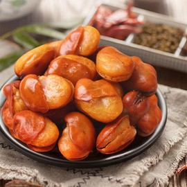 BKSUAIWU Fava/Broad Beans Ready to eat,17 oz,Salted Crunchy Fava Beans,Chinese Specialty Snacks,Vegan(蚕豆)