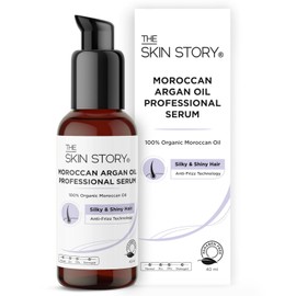 Generic Moroccan Argan Oil Hair Serum, For Silky and Shinny Hair with Anti Frizz | Contains 100% Organic Morocaan Oil | Reduces Hair Damaged & Restores Natural Elasticity -40 gm