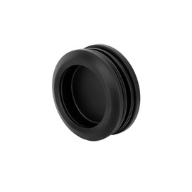 SCHMIDT security tools Shell Handle B Stainless Steel Black Sliding Door Handle Glass Door Handle 58 mm Round Door Handle Furniture Handle