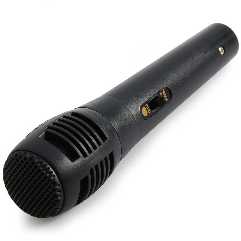 Chliste Singing Machine Unidirectional Dynamic Microphone with 5 Ft. Cord