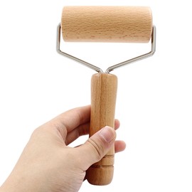 Hitefu T-shape Pizza Rolling Pin, Non-stick Dough Roller, Small Rolling pin for Cooking, Baking (3.74 Inch)