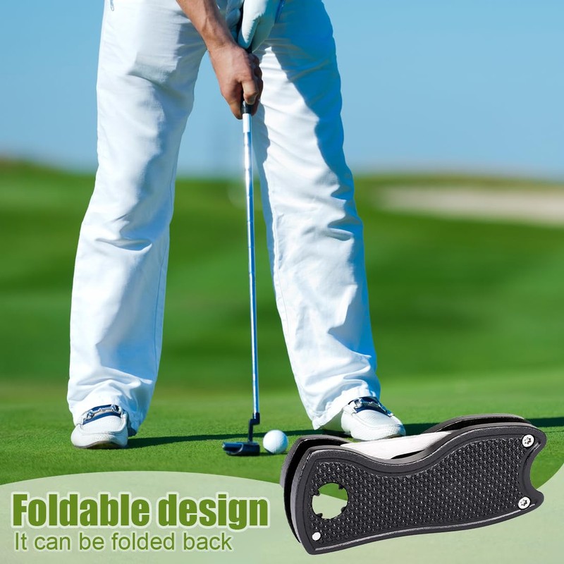 SGERUFZ Golf Repair Divot Fork, Stainless Steel Golf Divot Multifunction