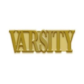 Varsity Chenille Pins - Gold Varsity Jacket Lapel Pin 5 Pack