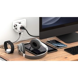 SKROSS Country Plug Pro Light USB World (4xA) White