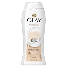 Olay Body Wash for Women, Ultra Moisture Coconut Oasis Body Wash, 22 Fluid Ounce