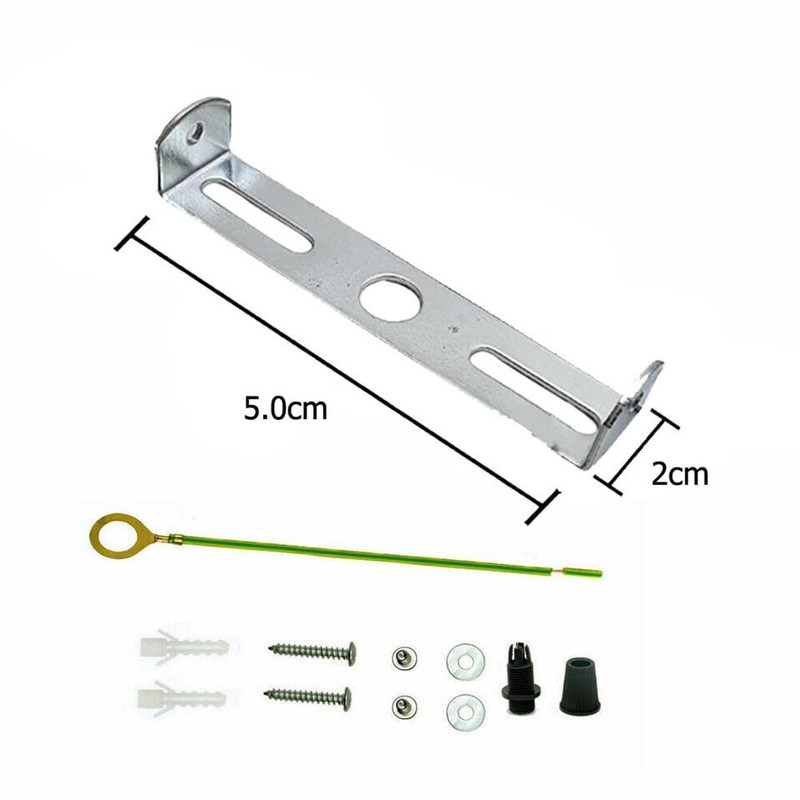 LEDSone Ceiling Rose with Fixing Strap Metal Plate with Accessories