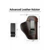 Kosibate IWB CONCEALED CARRY Leather Gun Holster for WALTHER PPK