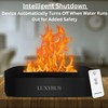Luxyrus Electric Fireplace Flame Diffuser & Humidifier: 7 Flame Colors,