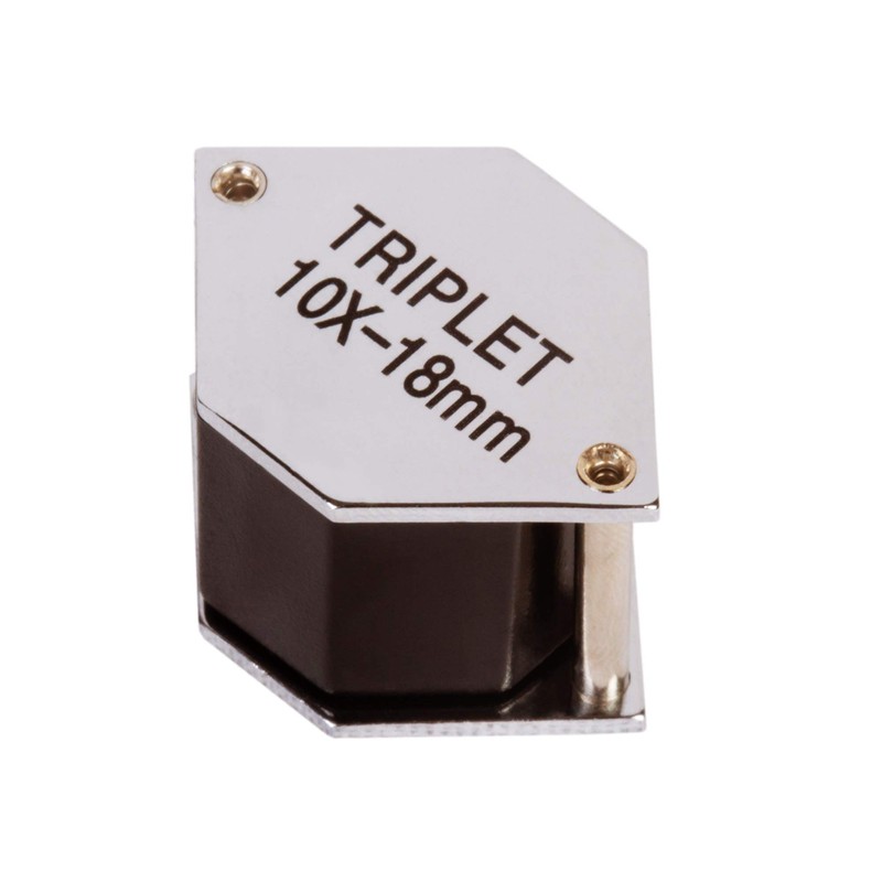 Levenhuk Zeno Gem ZM9 Folding Pocket 10x Magnifier for Reading