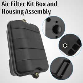 Muyesm Air Filter Kit Box and Housing Assembly Compatible with Yamah Motor MZ300 MZ360 EF2600 EF2700 MZ175 for Yamah Generator EF6600A EF6600AX EF6600DEC EF6600DECA EF6600DEH (MZ175 EF2600, Small)