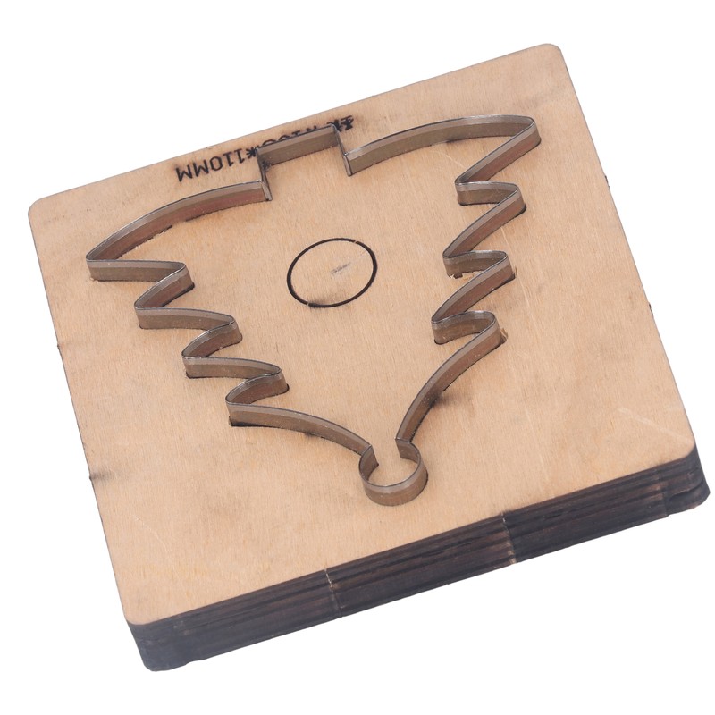 Leather Cutting Die Christmas Tree Shape Punch Cutter Craft Mould