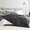 EHEYCIGA Fleece Blanket Dark Grey Throws for Sofas Fluffy Warm