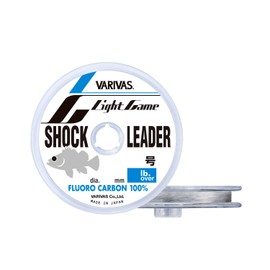 VARIVAS Light Game Shock Leader, Fluorocarbon, 11.8 ft (30 m), No. 1.7 (7lb.over)