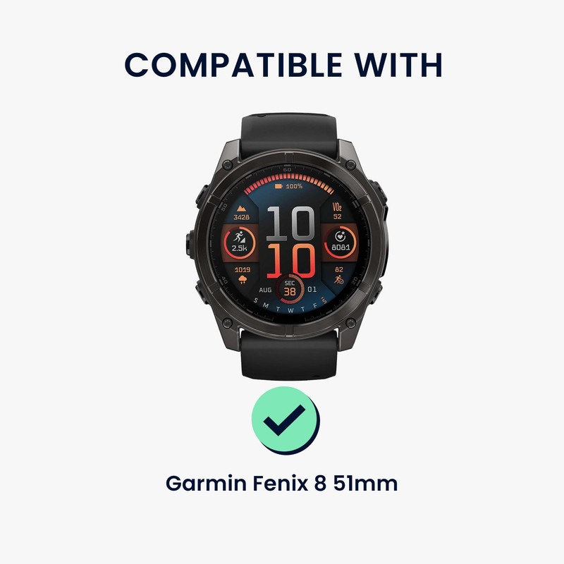 kwmobile Smartwatch Case Edge Protection for Garmin Fenix 8 51mm