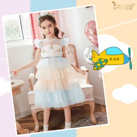 JASGOOD Kids Skinny Metal Waist Belt for Girls Elastic Metal Chain Waist Belt