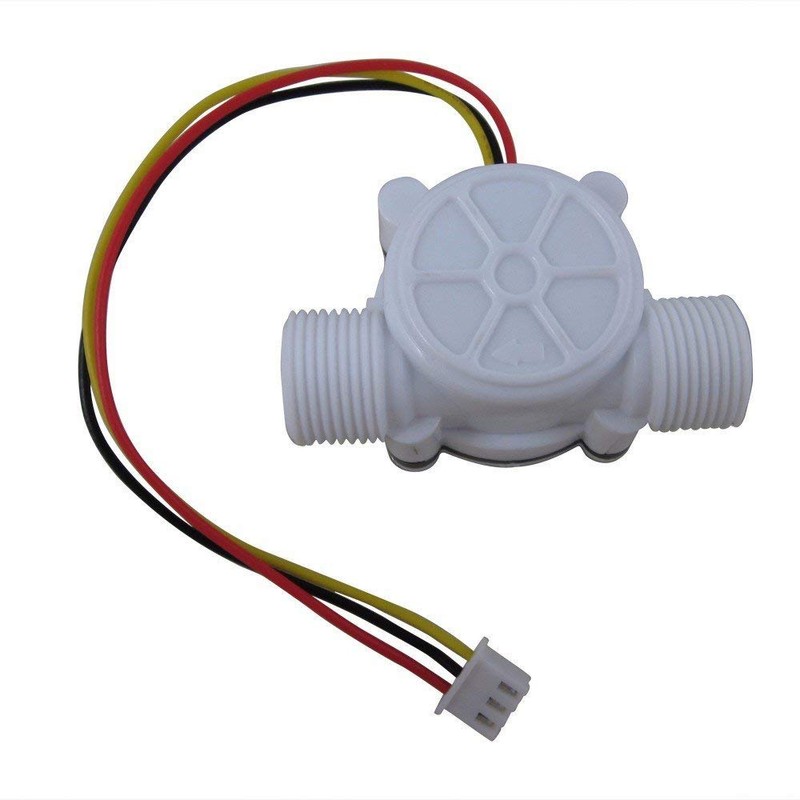 SENSTREE G3/8" Water Flow Sensor, Hall Effect Sensor Food-Grade Flow