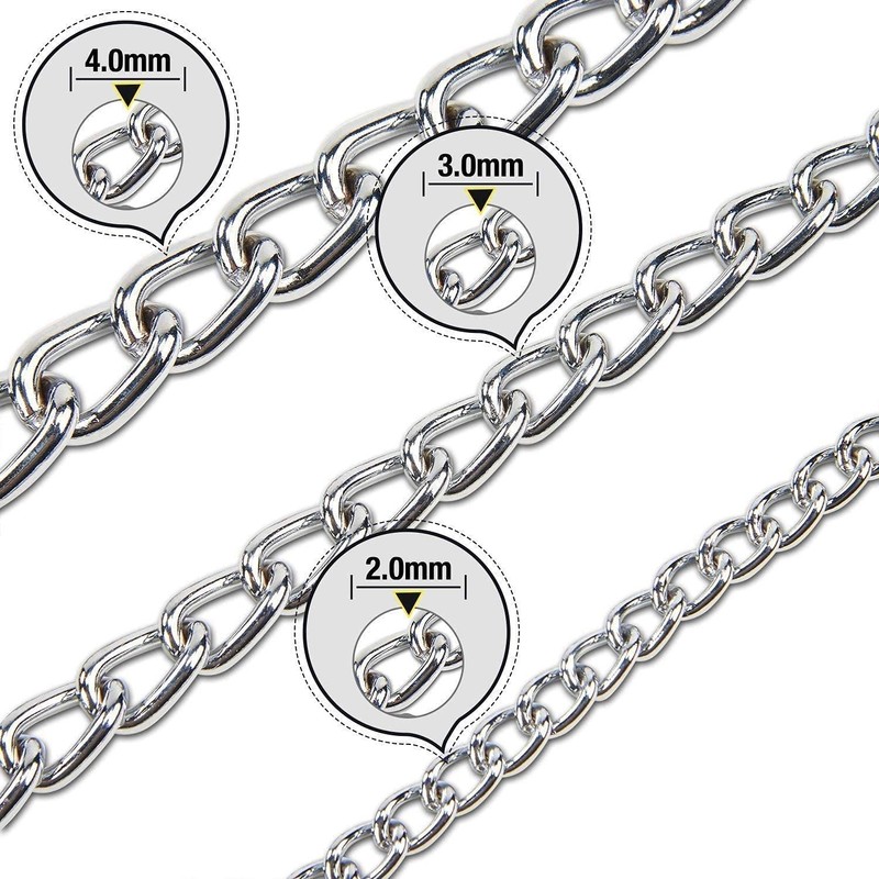 Mystercome Dog Collar Slip Collar Metal Collar Chewproof P Collar