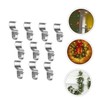 LABRIMP 10pcs No-Hole Vinyl Siding Hooks for Easy Hanging Stainless