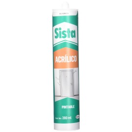 Sista 2758383 Silicón F130 Acriflex Blanco, 280 ml