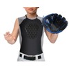 Cabasse Youth Chest Protector, Heart-Guard/Sternum Protection Shirt for Baseball, Football,