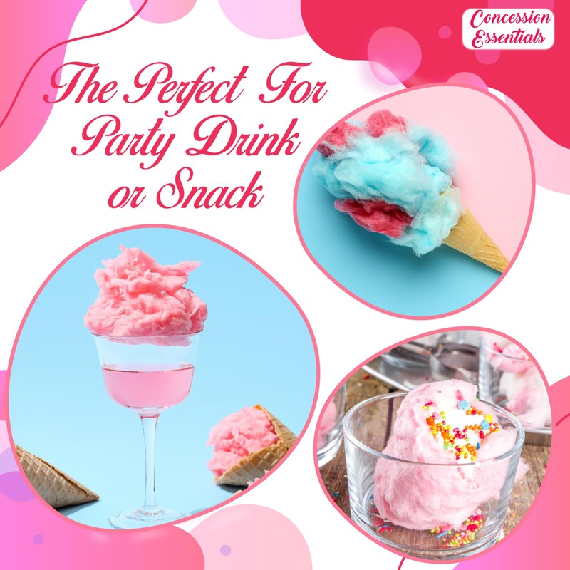 Cotton Candy Floss Sugar -Pink Vanilla and Blue Raspberry /1lb