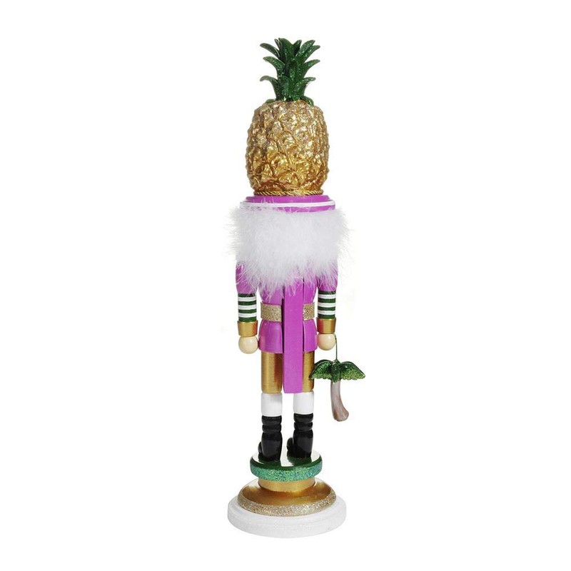 Kurt S. Adler 19.5-Inch Hollywood Pineapple Hat Nutcracker, Multi