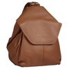 bruno banani Women's Genuine Leather Backpack Spacious Shopper and City