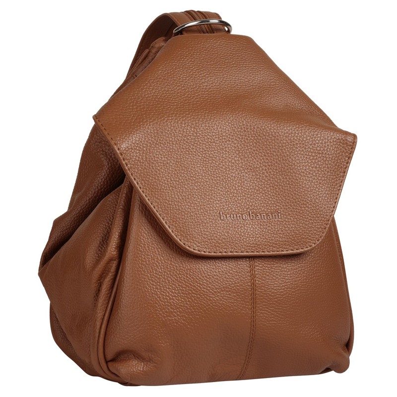 bruno banani Women's Genuine Leather Backpack Spacious Shopper and City