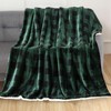 Elegant Comfort Luxury Ultra-Plush Velvet Touch Buffalo Plaid Fleece Throw
