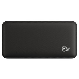 Glorious Gaming Padded Mouse Wrist Rest - gesteppte Ränder, glatte Stoffoberfläche, rutschfester Gummiboden, mittlere Festigkeit, 200 x 100 x 17mm - Schwarz