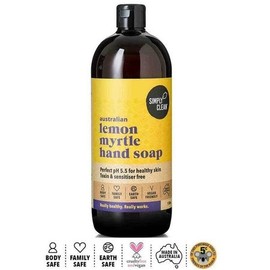 Simply Clean Australian Lemon Myrtle Hand Soap 1L