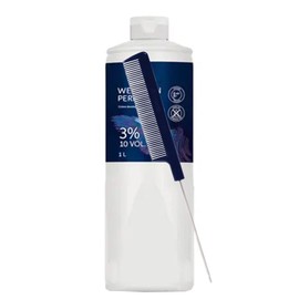 Welloxon Perfect 3% / 10 Volume Developer 33.8 fl oz with Pin Tail Comb – Professional Hair Developer for Koleston Perfect Hair Color and Deposit-Only Applications