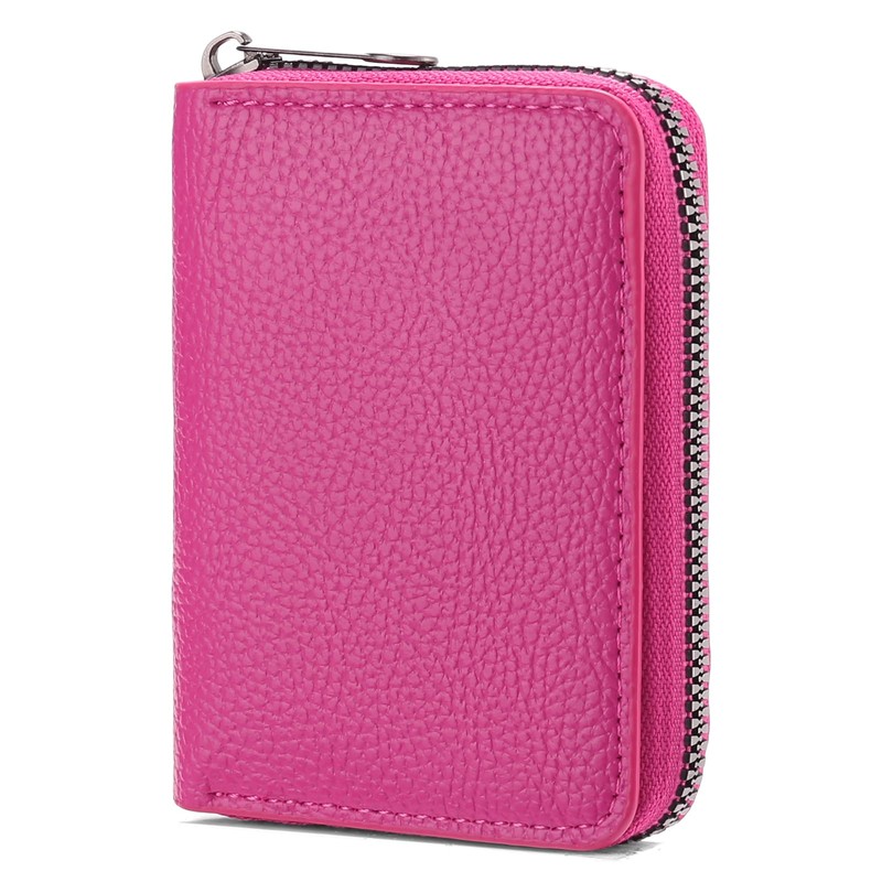SENDEFN Women's Credit Card Holder Small Leather Card Case Compact