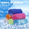 Peicees 5-10 Pack Microfiber Cooling Towels for Neck Sports Gym