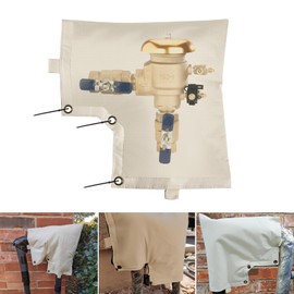 Backflow Preventer Cover Insulated Pouch 5°F - Pressure Vacuum Breaker Cover (13" W x 12" H) - Enhanced 5 Layers Protection for Pressure Vacuum Breakers, Sprinkler Valve Winter Water Well Pump Covers