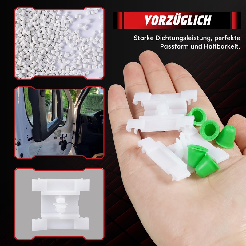 OTUAYAUTO 30 x Door Strips Mounting Clips Compatible with VW