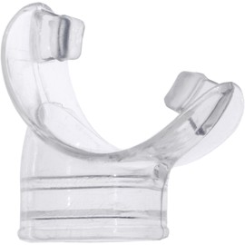 CRESSI Mouthpiece Clear Gamma/Sigma - Original Mouthpiece for Snorkel Gamma and Sigma, Transparent, One Size, Unisex Adult