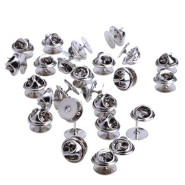 eBoot 25 Pieces Tie Tacks Blank Pins with Clutch Back