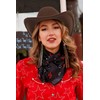 Womens Western Rhinestone Cowboy-Cowgirl Hat Fedora Jazz Hat with Sparkly