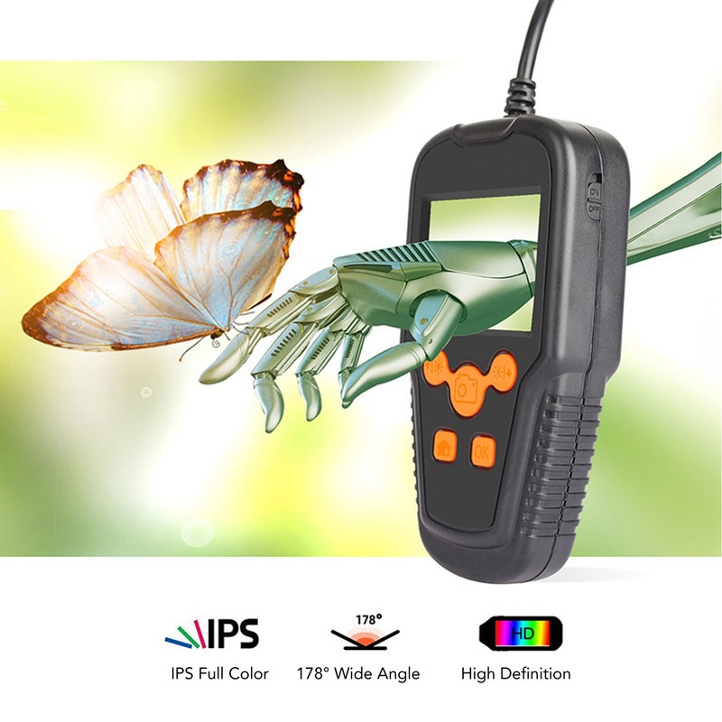 Industrial Borescope 2.4 Inch Screen IP67 Water Resistant 3.9mm Lens