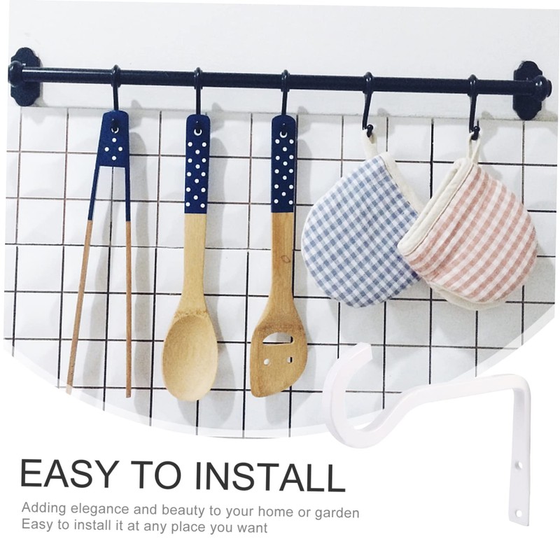 ORFOFE 2pcs Hook up Plant Stand Plant Wall Hook Bracket