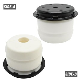 Ollanoos 2Pcs 1388227 Rear Axle Suspension Bump Stop, Replacement for Ford Transit Mk7 Transit Tourneo 2006 2007 2008 2009 2010 2011 2012 2013 2014, Replaces 6C114002BB